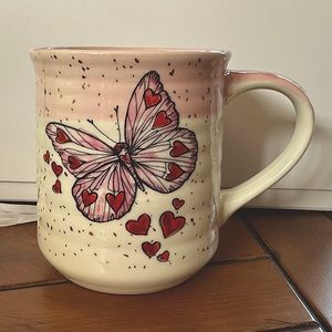 NEW unused Sheffield Home Butterfly coffee mug tea cup 16 oz.